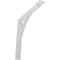 Ekena Millwork Morris Steel Bracket, Hammered White 3"W x 22"D x 22"H BKTM03X22X22MOHWH - alternate 1